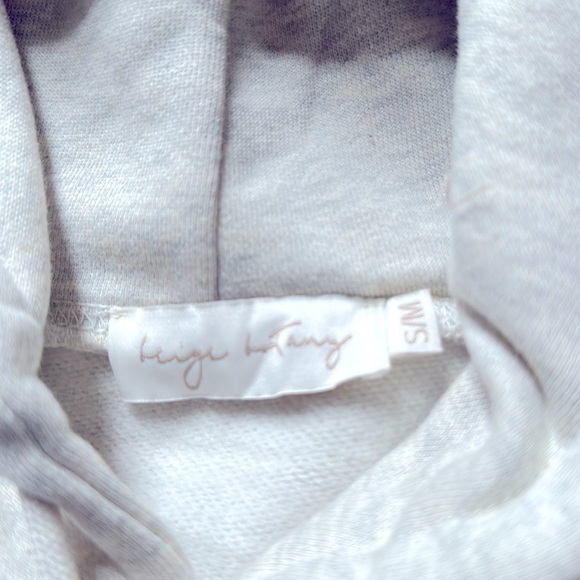 Beige Botany oversized Angelia Hollywood Sweatshirt S/M - Picture 4 of 5